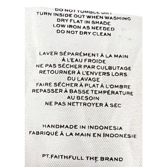 FAITHFULL THE BRAND Anthropologie Vacanza Linen Zebra Halterneck Jumpsuit SZ 4 - Picture 8 of 11